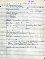 Handwritten want-list of footage of JPK's presidency sent
to Gene Evens, Bruce Herschensohn, January 6, 1964