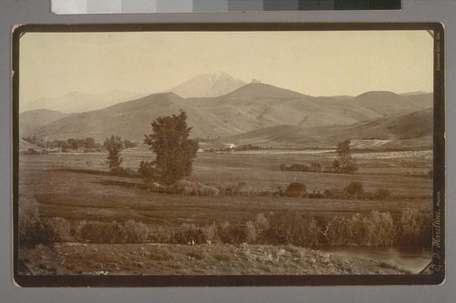 (John Day Valley, Oregon. J. Small Ranch.; on verso.) Place of publication: Canyon City, Or