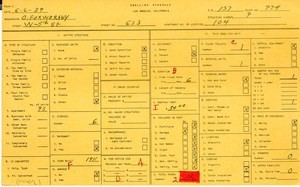 WPA household census for 623 W 5TH, Los Angeles