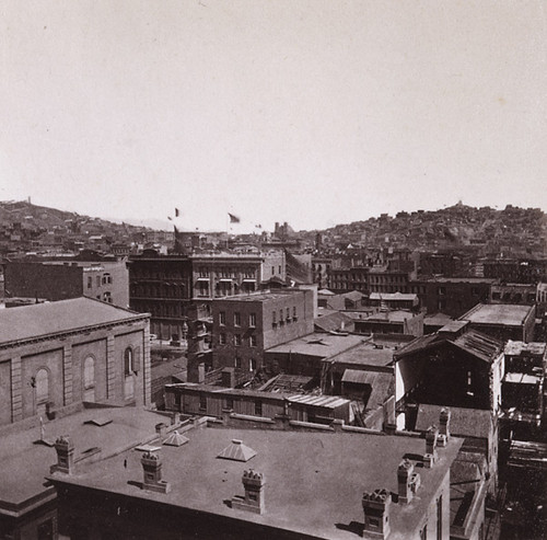 182. San Francisco--From the Cosmopolitan Hotel, Looking NorthwestRussian HillTelegraph Hill