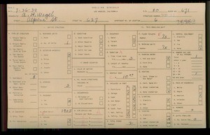 WPA household census for 627 ALPINE, Los Angeles