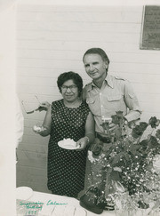 Rita Garcia and Supervisor Edmund Edelman, Obregon Park, East Los Angeles, California