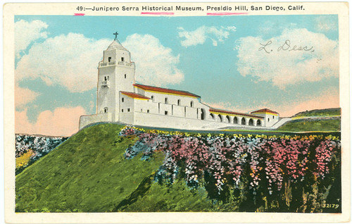 Junipero Serra Historical Museum, Presido Hill, Old Town, San Diego, California