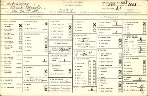 WPA household census for 2027 W 70TH ST, Los Angeles County