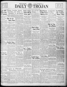 Daily Trojan, Vol. 25, No. 77, February 14, 1934