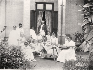 Ducommun's family, in Madagascar