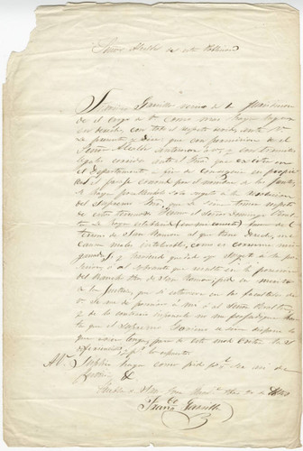 Francisco correspondence