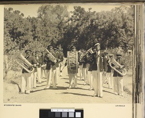 Brass band, Lovedale, South Africa, ca.1938