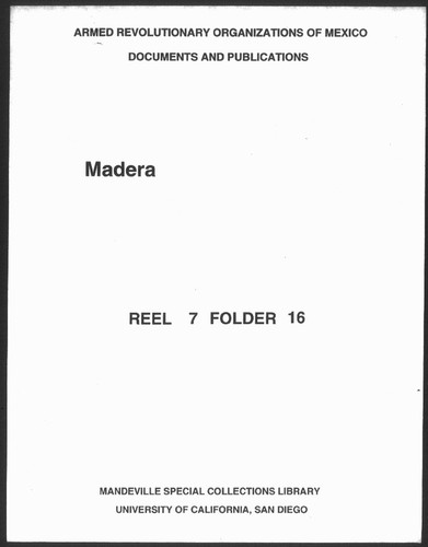 Madera Periódico Clandestino, No. 51