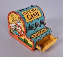 Little Folks Cash Register tin toy