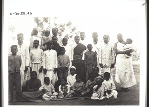 Baptism candidates in Anandapur 1907