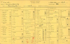 WPA household census for 1518 BUNDY DR, Los Angeles
