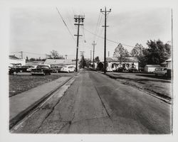 First Street in the 700 block, Santa Rosa, California, 1961