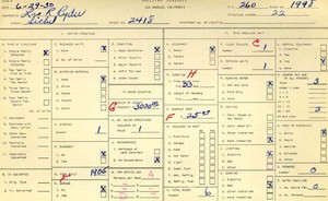 WPA household census for 2418 SICHEL, Los Angeles