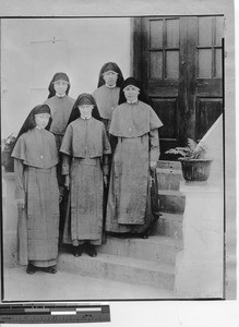 First group of Sisters at Luoding, China, 1924
