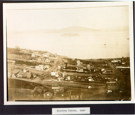 Alcatraz Island. 1866