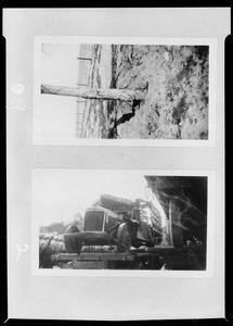 Kodak negatives of scene of accident, B & O Truck Co., Southern California, 1931