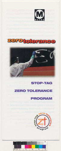 Zero tolerance : Stop-Tag Zero Tolerance Program = Zero tolerance : Stop Tag Programa de Zero Tolerance