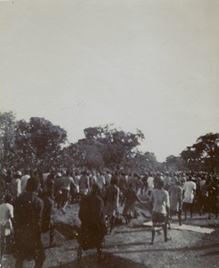 The retinue of King Lewanika in Livingstone
