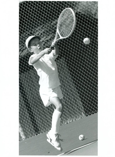 David Wilcox at the Optimist Club Tennis Tournament, 1991