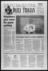 Daily Trojan, Vol. 147, No. 23, September 27, 2002