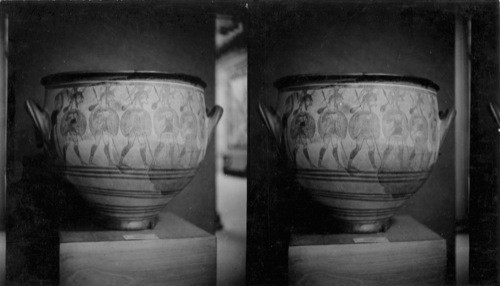 Warrior Vase, Metropolitan Museum of Art. New York City. N.Y