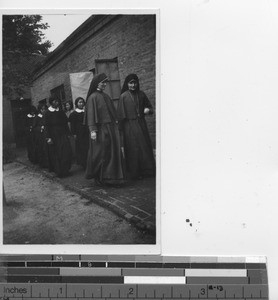 Six senior aspirants to the Sisterhood at Fushun, China, 1941