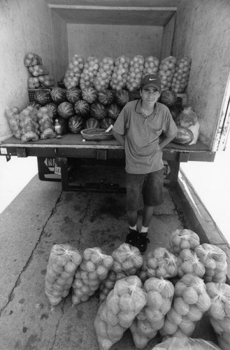 Fruit vendor, Boyle Heights