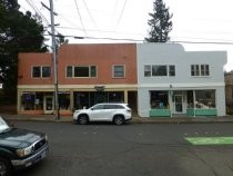 Locust Avenue (numbers 10, 12, and 14) storefronts, 2016
