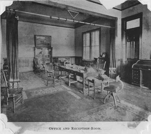 Office and Reception Room - Chico State Normal School
