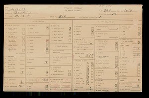WPA household census for 510 W 18TH ST, Los Angeles County