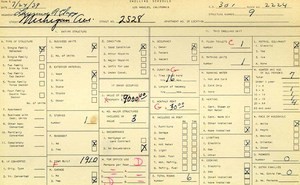 WPA household census for 2528 MICHIGAN, Los Angeles
