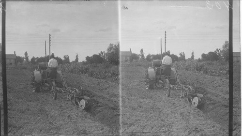 Ploughing With Tractor, Chatham, Ont