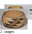 Hupa, Karok, or Yurok storage basket