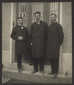 From the left: Fr. Schmid, S. Weisser, Fr. Meyerholt