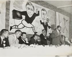 Attendees of the Redcoats Santa Rosa Sports Banquet, 508 Fourth Street, Santa Rosa, California, 1960