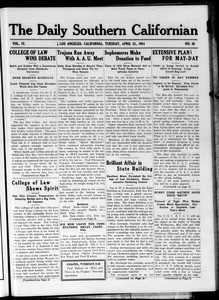 The Daily Southern Californian, Vol. 4, No. 36, April 21, 1914