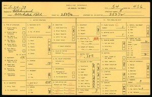 WPA household census for 253 1/2 OCCIDENTAL BLVD, Los Angeles