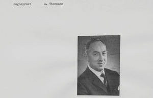 Rev. Axel Thormann, (1912-1999). For many years engaged in the work of Danish Santal Mission -