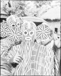 Nzu dancers, in the Bamileke region