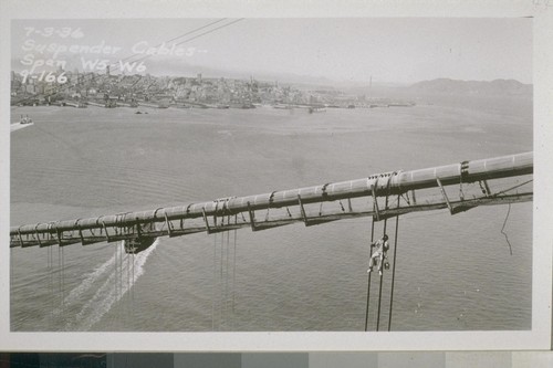 Spans E5, 7-9, 18, 21-22, Yerba Buena, Continuous; Cables, Towers 2, W2, W3, W5, W6, 1935--No. 1-50