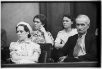 Jury for the trial of Albert Dyer, confessed murderer of three Inglewood girls, Los Angeles, August 11, 1937