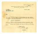 Letter from Office of Collector of Internal Revenue to Tomoji Wada, October 4, 1919