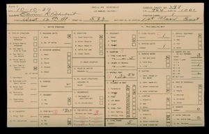 WPA household census for 583 W 12TH STREET, Los Angeles County