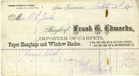 Receipt from Frank G. Edwards for Mrs. R.E. Jack