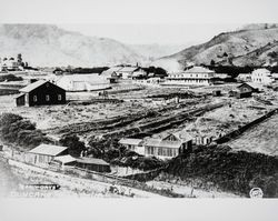 Early day view of Duncan Mills, California, 1877