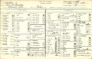 WPA household census for 7001 DENVER AVE, Los Angeles County