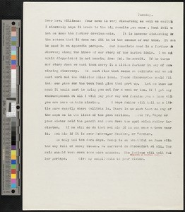 Hamlin Garland, letter, 1938-02-01, to Sophia Williams