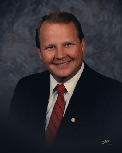 Portrait of Rick Norton, member of the Santa Ana City Council from 1990-1993