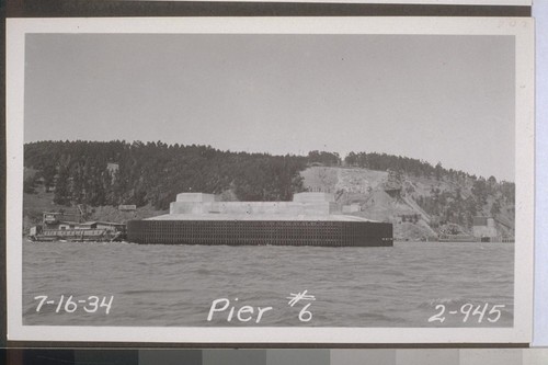 Piers 2-6, Caisson Fender, West Bay, 1934-35--No. 151-338